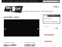 Tablet Screenshot of mojoe-lounge.com